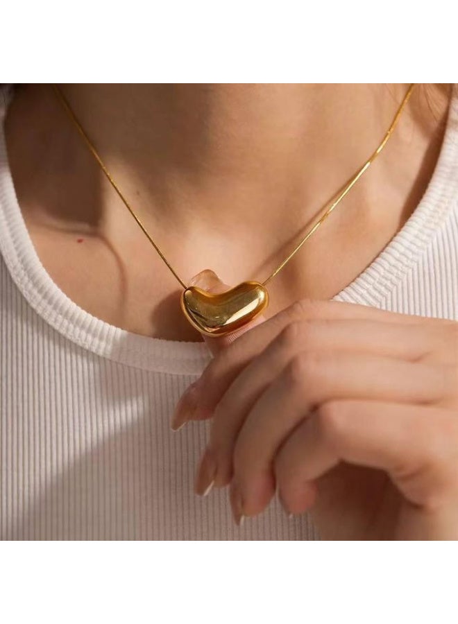 Sculpted Gold Essence Necklace - Image 2